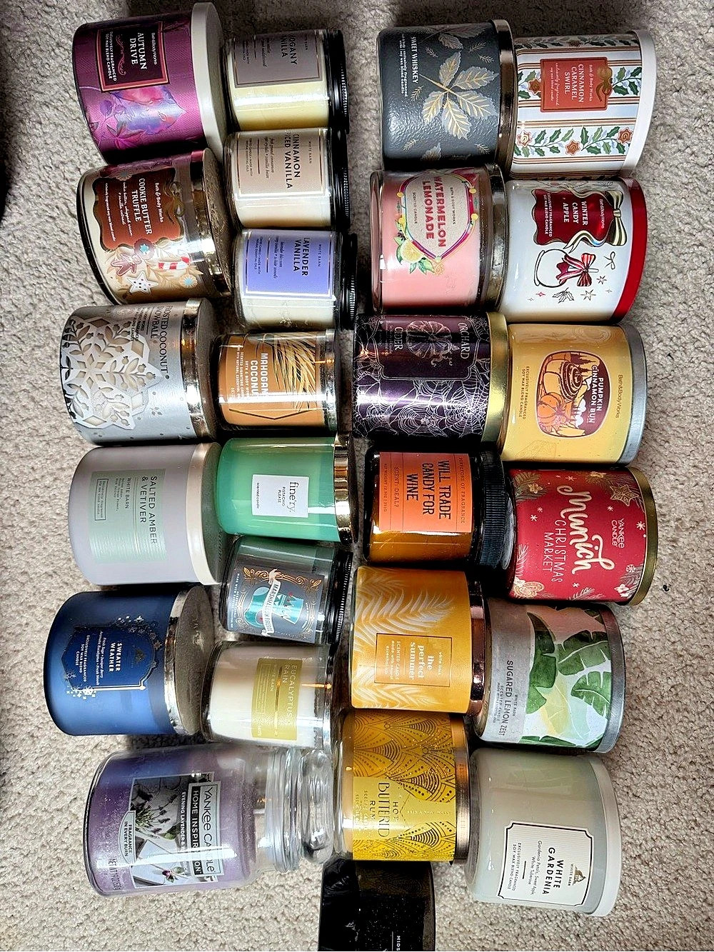 Bath & Body Works 3-Wick and single-wick Scented Candle Assorted Lot